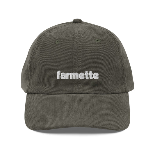 Vintage corduroy cap